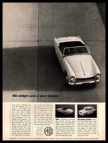 1963 midget convertible - mg,